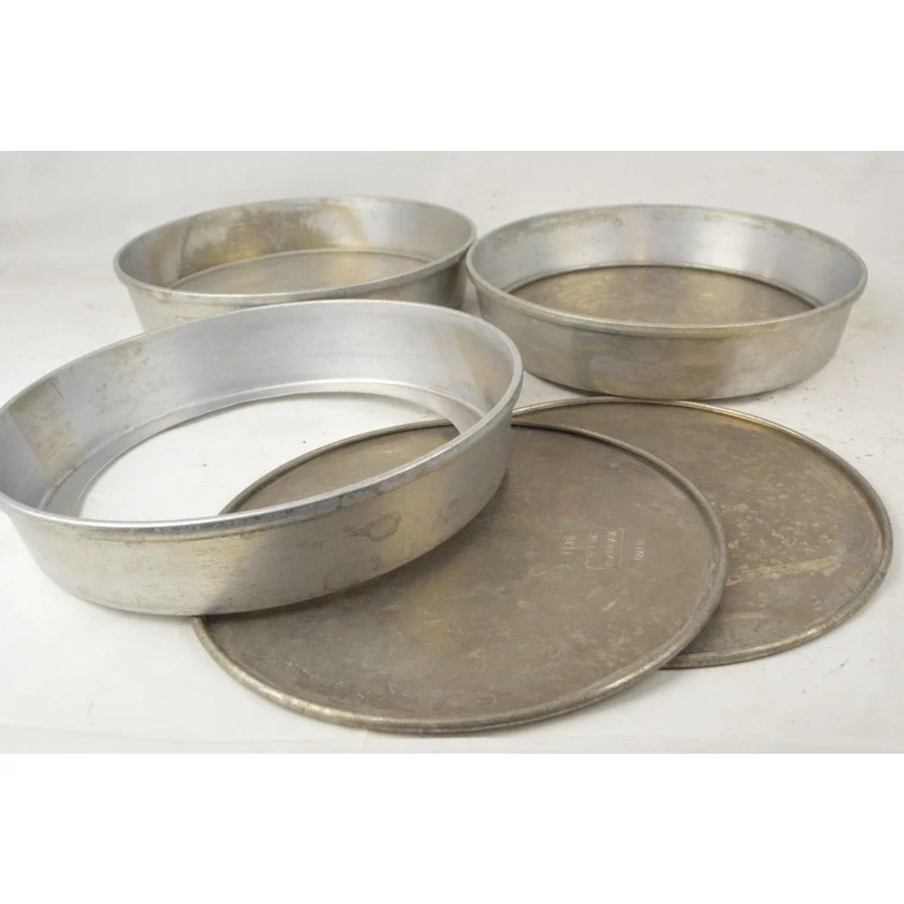 19 Pc Assorted Baking Pan Lot Muffin Cake Loaf Springform Wilton Wear-Ever